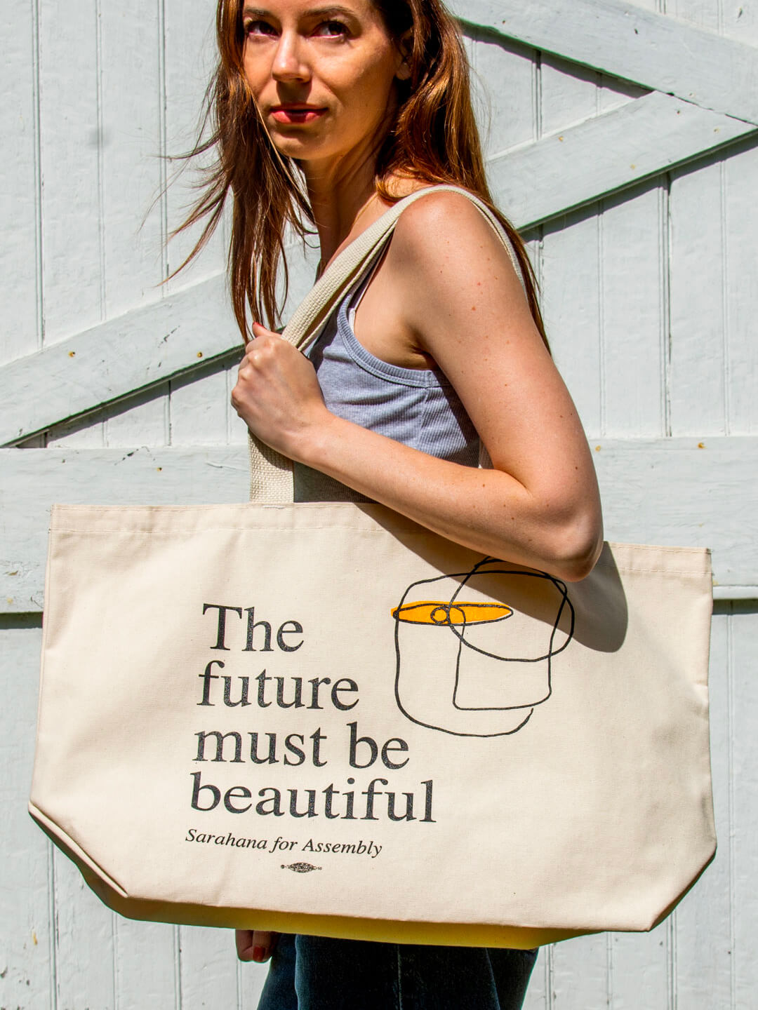 Future Must Be Beautiful Tote Bag