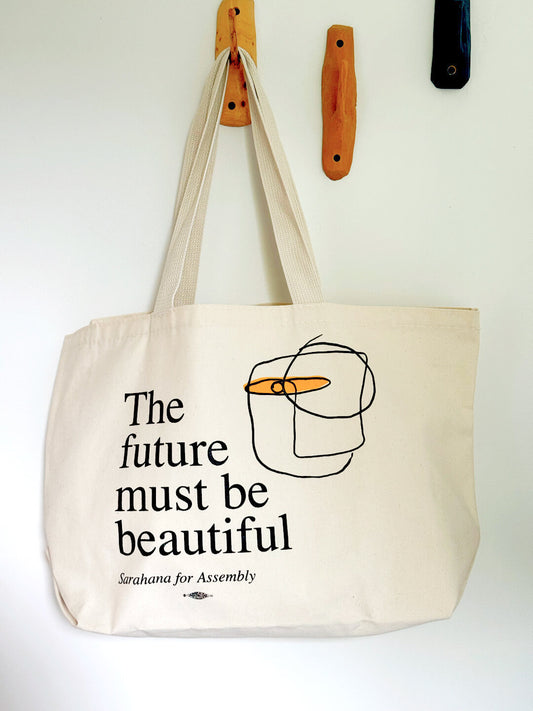 Future Must Be Beautiful Tote Bag